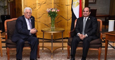 أبو مازن للسيسي: نشكر مصر على جهودها المستمرة لدعم شعبنا الفلسطينى