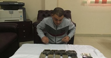 ضبط عاطل بحوزته 12 طربة حشيش بمدينة الحمام فى مطروح