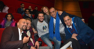 أحمد السبكى يحتفل بالعرض الخاص لـ"من ضهر راجل" فى حضور نجوم الفن