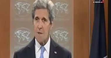كيرى: هناك حوار جيد بين أمريكا وروسيا بشأن الأزمة الراهنة فى سوريا