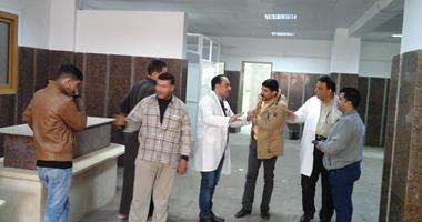 بالصور.. تطوير استقبال مستشفى فاقوس العام بالشرقية لافتتاحه خلال أيام
