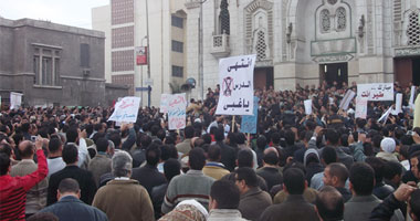 وقفة احتجاجية بدمنهور للمطالبة برحيل مبارك