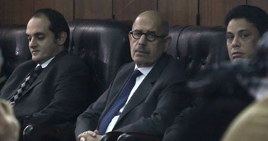 البرادعى فى عزاء ضحايا الأهلى