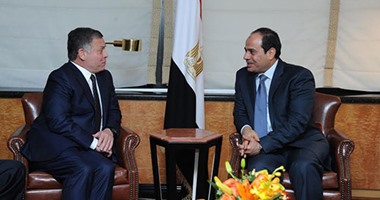 الرئاسة: السيسى يزور الأردن اليوم لبحث تطورات الأوضاع فى المنطقة