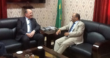 بالصور.. وزير الثقافة المصرى يلتقى وزيرى الخارجية والثقافة الموريتانى