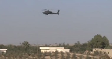 طائرات الجيش تقصف أهدافا لإرهابيين بشمال سيناء وتمشيط واسع للمنطقة