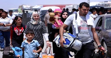 "الهجرة" العراقية تستقبل 222 عائلة فى "بيجى" نازحة من الشرقاط والقيارة