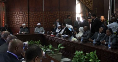 وصول وفد الدبلوماسية الإثيوبى للمشيخة للقاء الإمام الأكبر