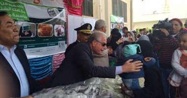 "مصر الخير"  توزع ١٤٠٠ بطانية على أسر جنوب سيناء