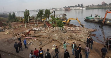 الرى: إزالة ثانى الأبراج المخالفة على نهر النيل بمحافظة المنيا