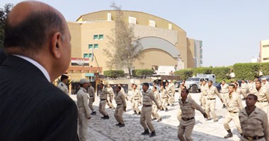 مدير أمن القاهرة يحضر البرامج النهائية لتأهيل المجندين المستجدين