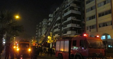 تفحم جثة سيدة فى حريق بشقة سكنية بـ 15 مايو