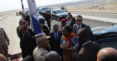 رئيسة إفريقيا الوسطى: الشعب المصرى آمن بقدرات رئيسه وبقوة مشروع القناة
