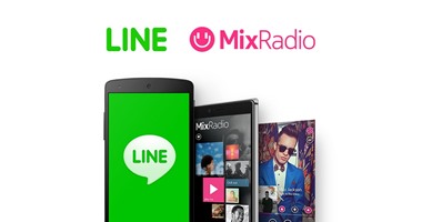Line  يشترى خدمة استعراض الموسيقى التابعة لمايكروسوفت  MixRadio