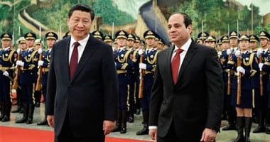 الرئيس السيسى يغادر بكين متوجها الى تشانجدو جنوب غرب الصين
