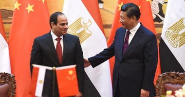 الرئيس الصينى للسيسى: تلقيت موافقة 50 دولة لإحياء طريق الحرير