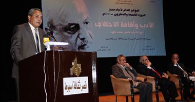 سيد خطاب خلال مؤتمر الأدباء:المبدعون ملح الأرض ومصر عصية عن الانكسار