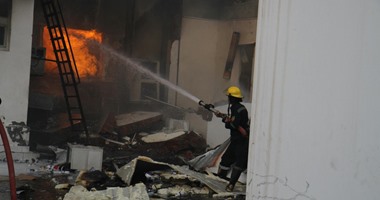 بالفيديو والصور.. انفجار خط أنابيب غاز بأحد مصانع "المصل واللقاح" وراء حريق المبنى