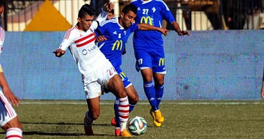 الزمالك يتقدم على دمنهور بهدف فى الشوط الأول