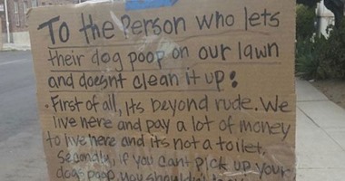 امرأة بريطانية تهدد صاحب كلب تبول أمام منزلها بالمعاملة بالمثل