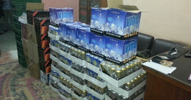 سقوط تاجر بقالة فى القليوبية بحوزته 300 زجاجة بيرة