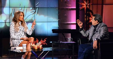 كواليس حلقة مايا دياب مع محمود سعد فى ليلة رأس السنة على "قناة النهار"