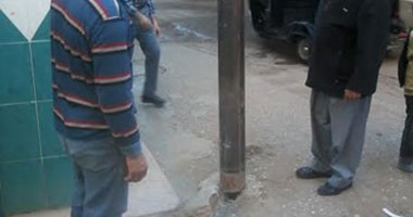 صحافة المواطن: عمود كهربائى يُهدد المارة بالخطر بساحل طهطا فى سوهاج