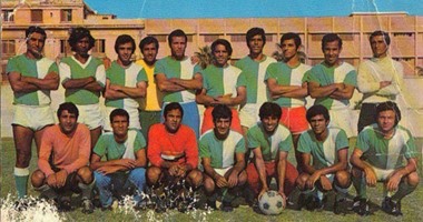 صورة نادرة لفريق الاتحاد بطل كأس مصر 1976