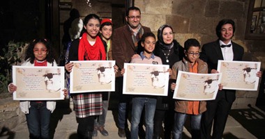 تكرم الأطفال الفائزين بجوائز مسابقات "نجيب محفوظ ولد ليبقى" بقصر الأمير طاز