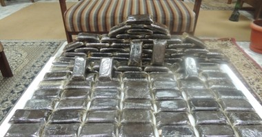 ضبط أسلحة ومخدرات و200 طن أرز شعير مخبأة داخل مخازن فى حملة أمنية بكفر الشيخ