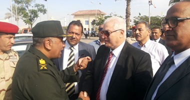 بالصور.. مساعد وزير العدل للأمن القضائى يتفقد لجان الإعادة بشمال سيناء