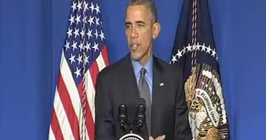 بالفيديو.. أوباما: على "بوتين" أن يعتبر من أفغانستان ويدرك أنه لا حل عسكرى بسوريا