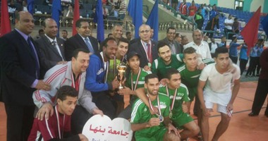 جامعة بنها تفوز بالمركز الثانى فى الدورة العربية لخماسيات كرة القدم