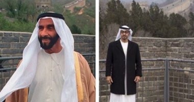 رواد "تويتر" يشبهون ولى عهد أبو ظبى بوالده الشيخ زايد خلال زيارته للصين