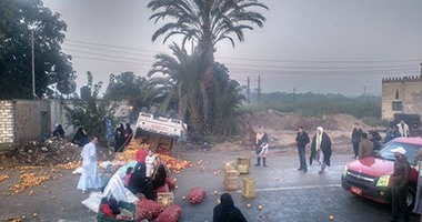 صحافة المواطن :مصرع شخص وإصابة 2 فى حادث تصادم بـ"أبو خليفة" بالقنطرة غرب