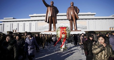 بالصور.. كوريا الشمالية تحيى الذكرى الرابعة لرحيل زعيمها السابق كيم أون