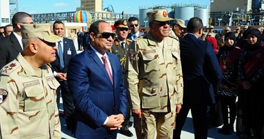 ننشر صور افتتاح الرئيس مصنع الفوسفات بمجمع شركات النصر بالفيوم