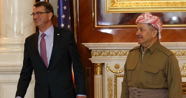 بالصور..وزير الدفاع الأمريكى يصل أربيل فى زيارة يلتقى خلالها رئيس إقليم كردستان 