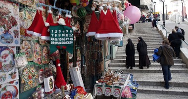 بالصور.. أجواء الاحتفال تسيطر على مدينة بيت لحم مع قرب عيد الميلاد المجيد
