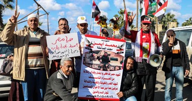 بالفيديو..متظاهرو القائد إبراهيم يحتشدون ضد الإرهاب وينعون "مارد سيناء"