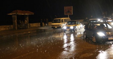 هطول أمطار خفيفة على عدد من قرى كفر الشيخ