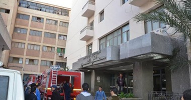 إصابة 7 أشخاص بينهم رضيعان فى حريق بمستشفى العبور بكفر الشيخ