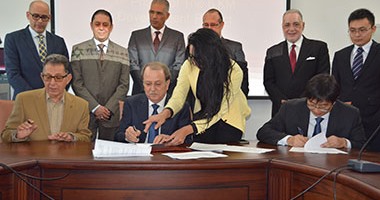 بالصور.. توقيع عقد بين تيدا مصر وشركة التنمية لتطوير خليج السويس