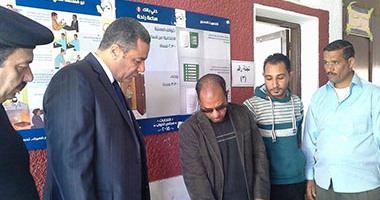 مدير البحث الجنائى يتفقد اللجان الانتخابية بشرم الشيخ ودهب