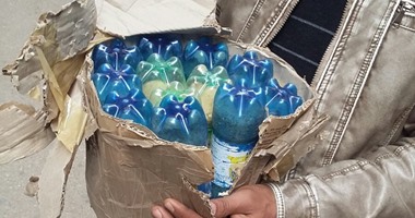 11 زجاجة مياه غازية مدون عليها "خطر" تثير الذعر بفيصل
