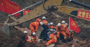 فقدان 6 أشخاص فى انهيار أرضى ناتج عن الأمطار الغزيرة شرقى الصين