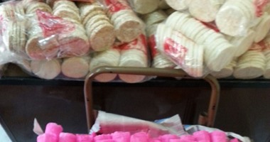 شرطة التموين: ضبط 6 آلاف قطعة حلوى مولد النبى فاسدة قبل طرحها بالأسواق