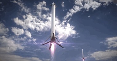 SpaceX تنتهى من الاختبار التجريبى لإطلاق صواريخ فالكون الثقيلة