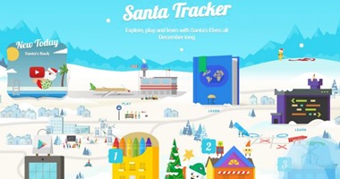 جوجل تطلق خدمة 2015 Santa Tracker  احتفالا بأعياد الكريسماس