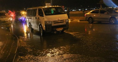 سقوط أمطار رعدية غزيرة وثلوج بالإسكندرية
